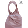 Hijab plissé prêt à enfiler - Mousseline crêpe