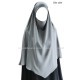 Khimar court - Noir intense - El bassira