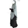 Khimar extra-long pointu - Noir intense - El bassira