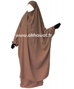 Jilbab with straight skirt - Light microfiber