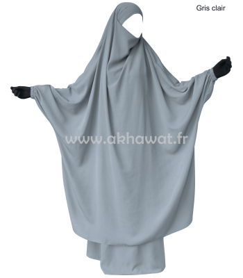 Jilbab with straight skirt - Light microfiber