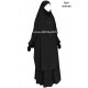 French Jilbab with flared skirt - Light microfiber