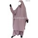 French Jilbab with harem pants - Light microfiber