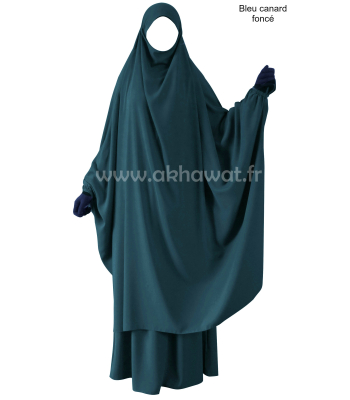 French Jilbab with skirt - Light microfiber