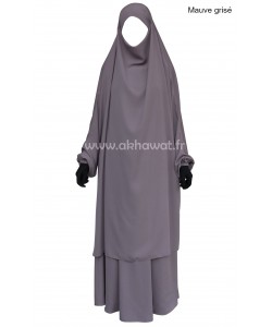 Jilbab 2 pièces jupe - Microfibre Léger - El bassira