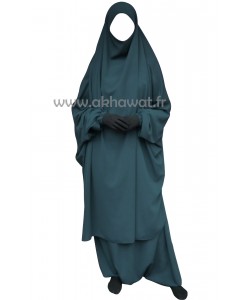 French Jilbab with harem pants - Light microfiber