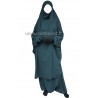 French Jilbab with harem pants - Light microfiber