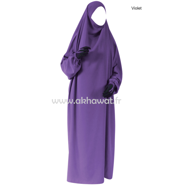 Jilbab 1 pièce - Microfibre Léger - El bassira