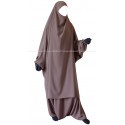 French Caviary Jilbab with harem pants