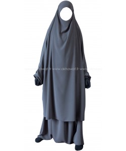 Nouveau Jilbab Caviary - 2 pièces sarouel - El bassira