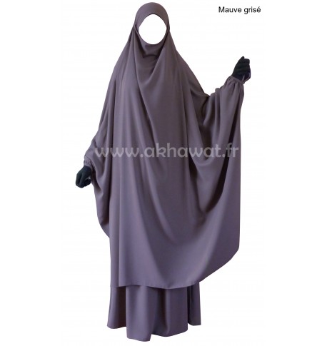 Jilbab 2 pièces Papillon jupe - Microfibre Léger