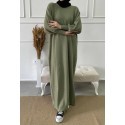 Robe Abaya en Laine - Qualité +