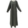 Abaya Velour Hiver - Manches Tulipe