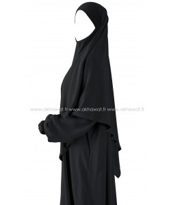 Long tie back Khimar - "Silk of Medina"