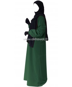 Abaya with elastic cuffs - Microfiber Koshibo 14