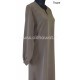 Abaya with elastic cuffs - Microfiber Koshibo 14