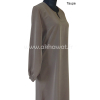 Abaya manches élastiquées - Microfibre Koshibo - El bassira - noir