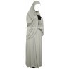 French Jilbab with flared skirt - Light microfiber