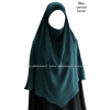 Khimar court - Noir intense - El bassira