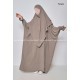 Set of abaya and khimar Jazz - Tulip