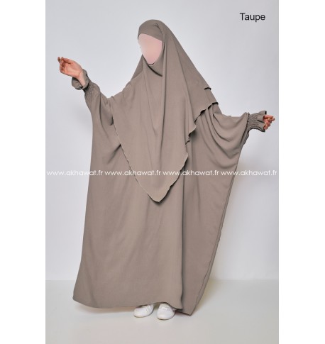 Ensemble Khimar et abaya Jazz - Tulipe