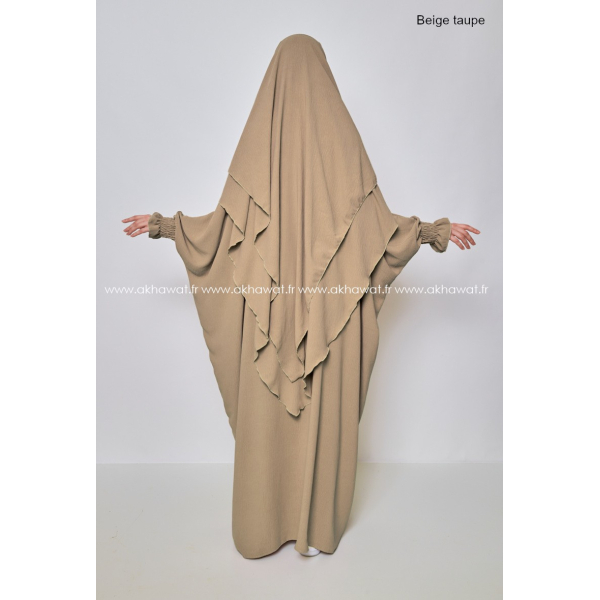 Ensemble Khimar et abaya Jazz - Tulipe