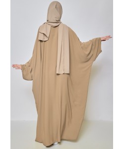 Ample abaya - Kimono sleeves - Silky