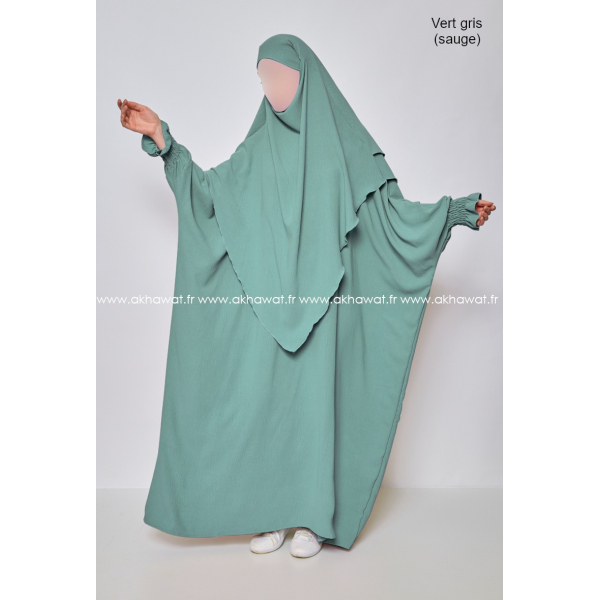Ensemble Khimar et abaya Jazz - Tulipe