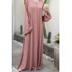 Buttoned Abaya - 'Silk of Medina'