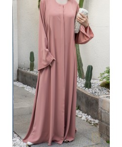 Buttoned Abaya - 'Silk of Medina'