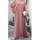 Buttoned Abaya - 'Silk of Medina'