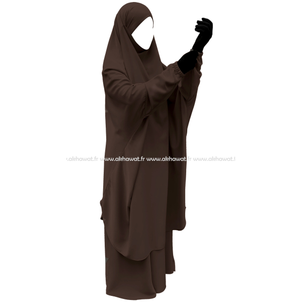 Jilbab 2 pièces jupe - Soie de médine
