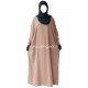 Ample Abaya - Tight lycra sleeves - Light microfiber