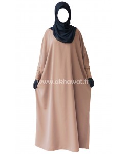 Ample Abaya - Tight lycra sleeves - Light microfiber