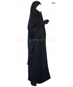 'Silk of Medina' French Caviary Jilbab with skirt