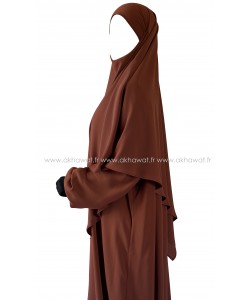 Long tie back Khimar - "Silk of Medina"