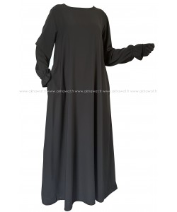 Tulip cuffs flared Abaya - Silk of Medina