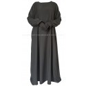 Tulip cuffs flared Abaya - 156 cm - Silk of Medina