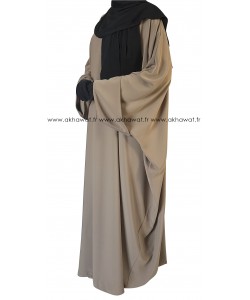 Ample abaya - Kimono sleeves - Silky