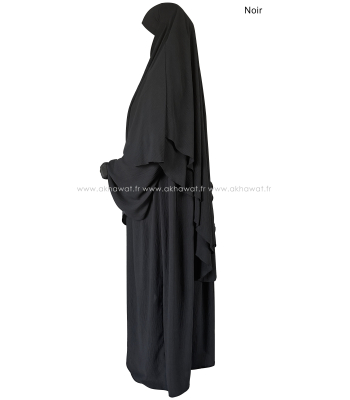 Ensemble Khimar et abaya Jazz - manches ballon