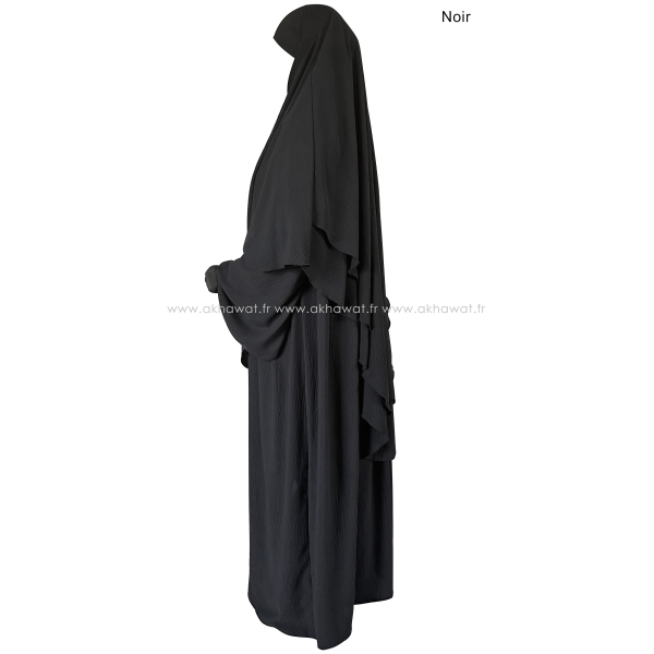 Ensemble Khimar et abaya Jazz - manches ballon