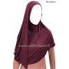 Hijab facile à enfiler - Viscose - spécial écouteurs/lunettes