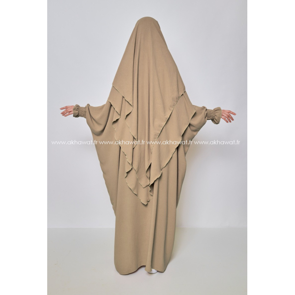 Ensemble Khimar et abaya Jazz - Tulipe