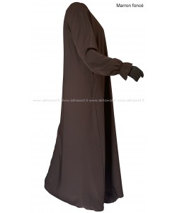 Abaya évasée manches tulipe - Soie de Médine