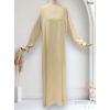 Abaya évasée manches tulipe - Soie de Médine