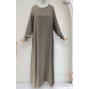 Abaya évasée manches tulipe - Soie de Médine