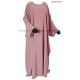Ample abaya - Kimono sleeves - Silky