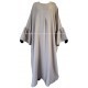 Abaya ample zipée - Manches volants