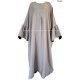 Abaya ample zipée - Manches volants