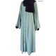 Buttoned kimono abaya - Flared